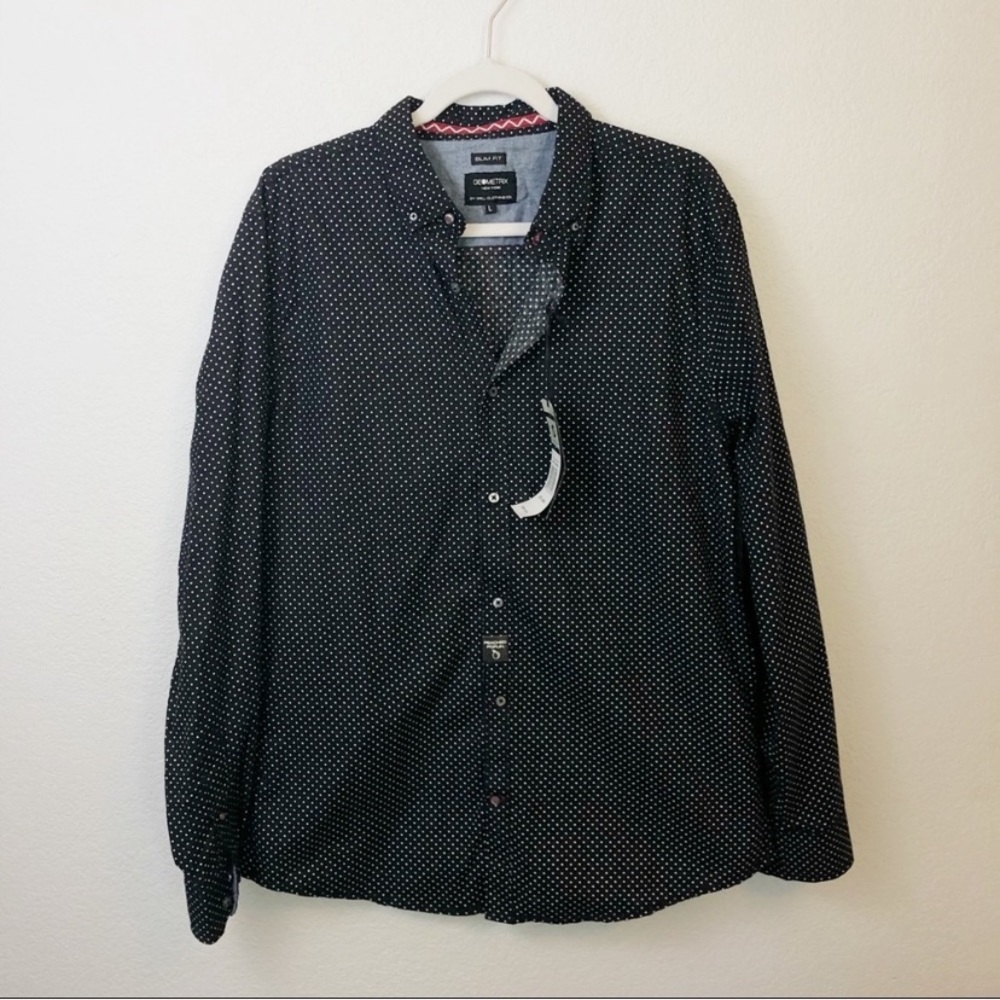 Geometrix Drill pattern dress shirt
